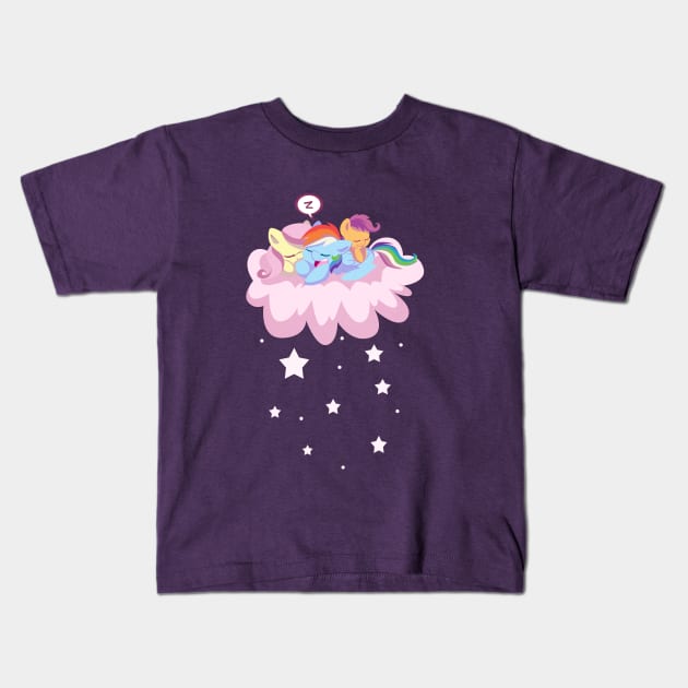 Sweet Dreams Kids T-Shirt by LeekFish